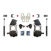 MaxTrac Suspension KS334124 2021-2024 F-150 2WD/4WD 2″/4″ Lowering Kit with Spindles